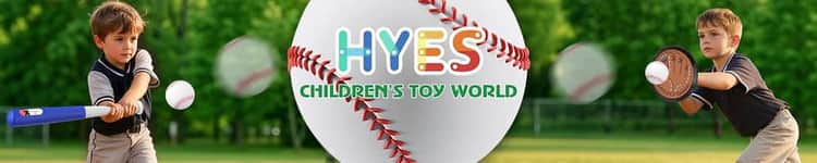 Two kids mid-game on the grass, one swinging a bat, one holding a paddle, with a big striped ball between them