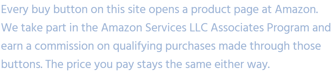 A note on how this site pays its way