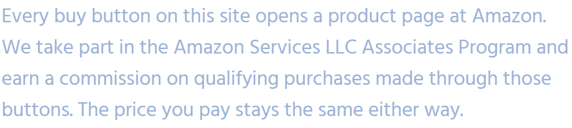 A note on how this site pays its way