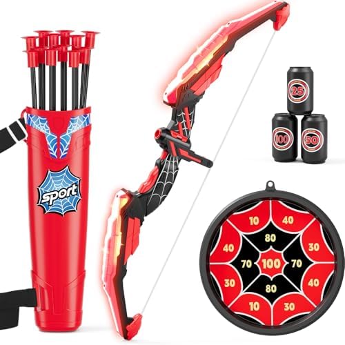 Light up bow and arrow — black