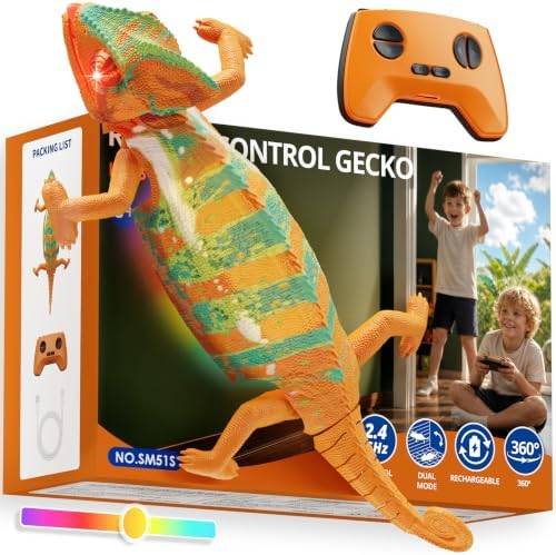 Remote control wall climbing chameleon